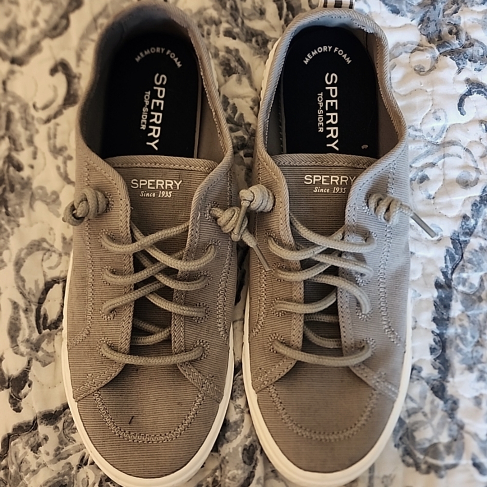 Sperry Womens Grey Sneakers